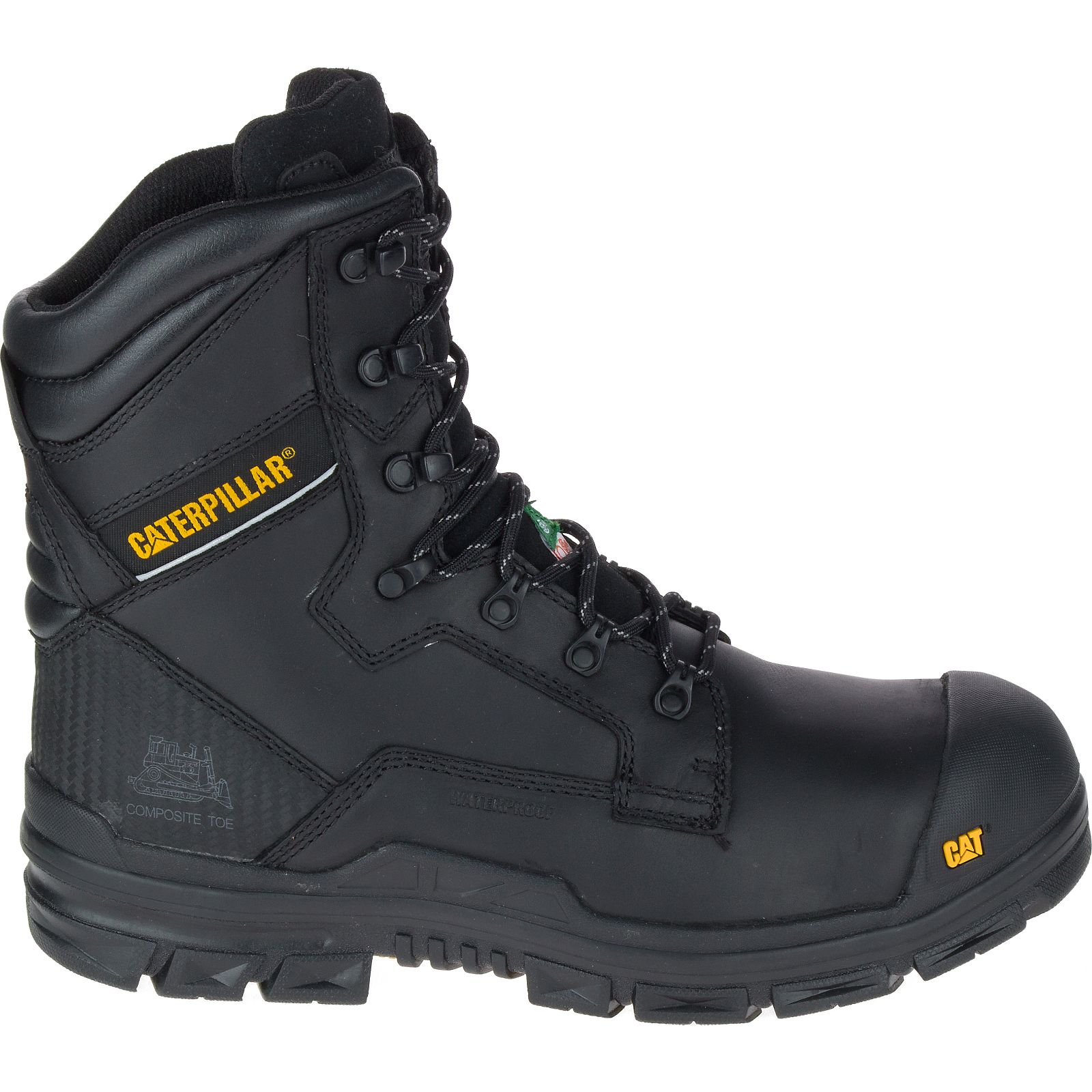 Caterpillar Scaffold Waterproof Tx Csa Nanotoe - Mens Work Boots - Black - NZ (106ASBFUX)